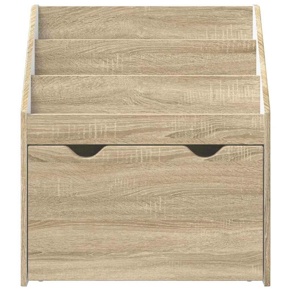 Kids Bookshelf Free Standing 60 x 29.5 x 69 cm Engineered Wood Brown