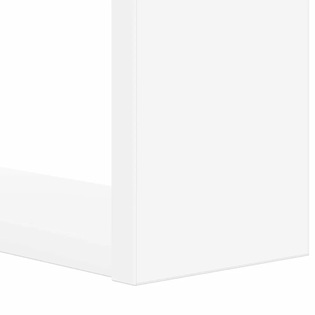 Bookshelf 2-Tier White 52 x 25 x 71.5 cm Engineered Wood Freestanding Storage Shelf