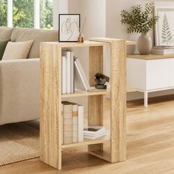 Sonoma Oak Bookshelf with Freestanding Design