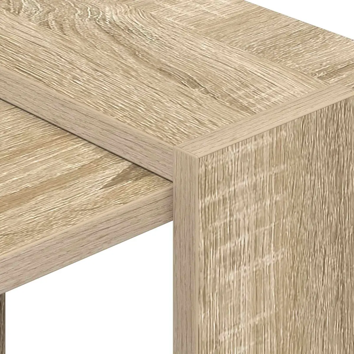 Bookshelf Sonoma Oak Freestanding 52 x 25 x 71.5 cm Engineered Wood Storage Display Shelves
