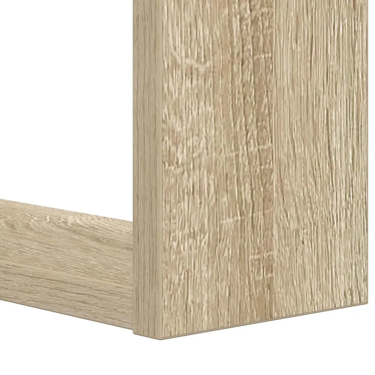 Bookshelf Sonoma Oak Freestanding 52 x 25 x 71.5 cm Engineered Wood Storage Display Shelves