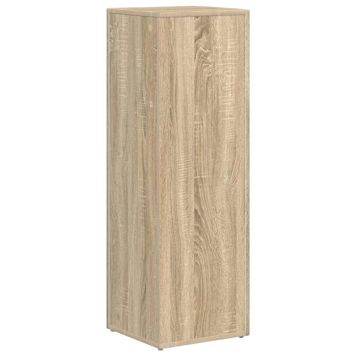Brown Engineered Wood Side Shelf Bookcase 33 x 32 x 100.5