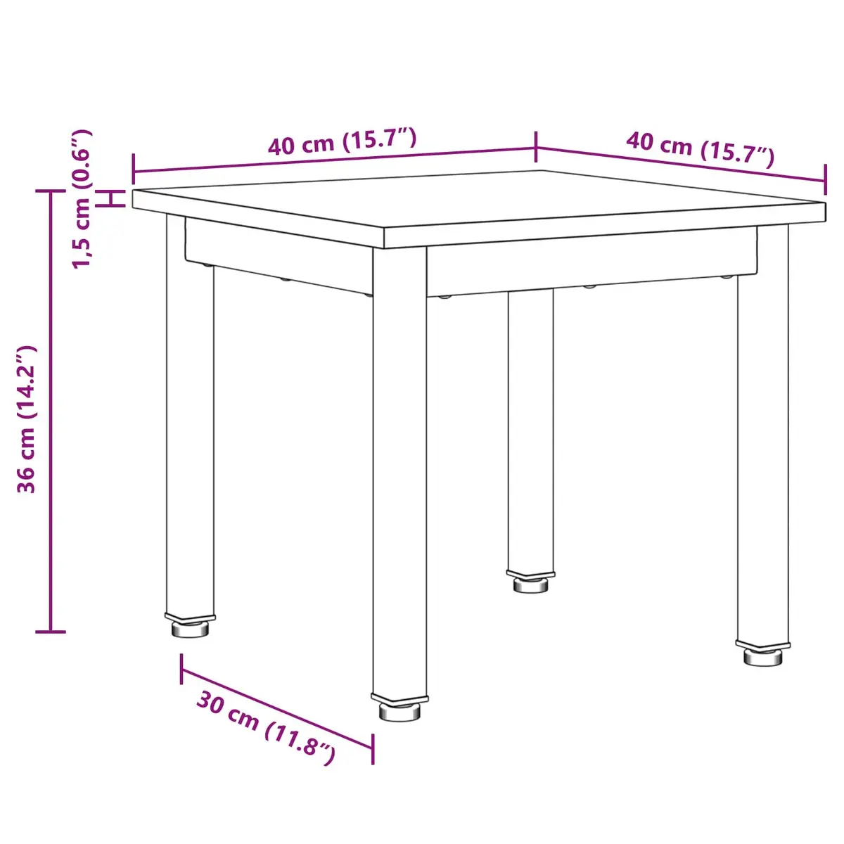 Coffee Table Black Modern Rectangular Engineered Wood Metal Legs