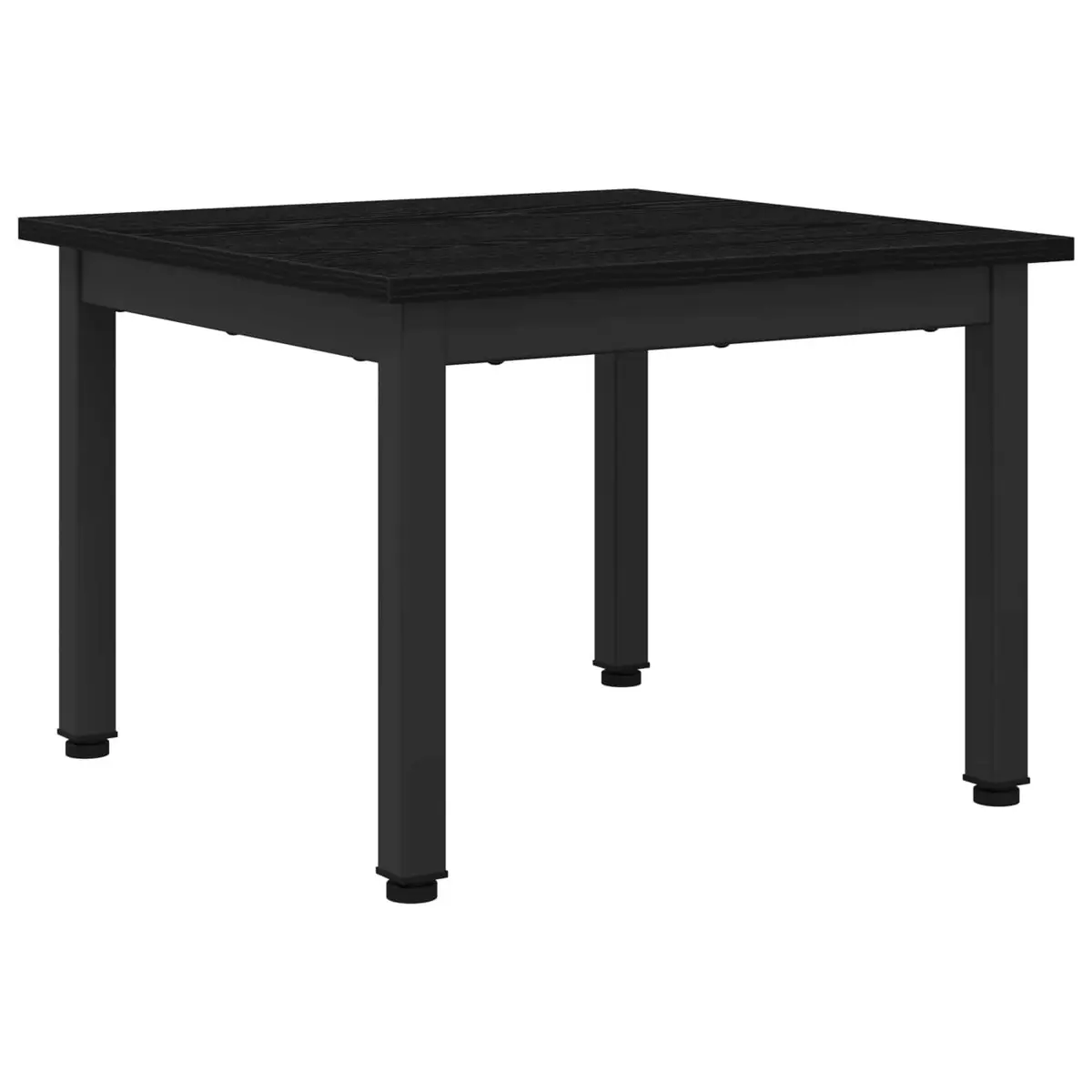 Coffee Table Black Oak Rectangular Living Room Accent Modern Minimalist Design