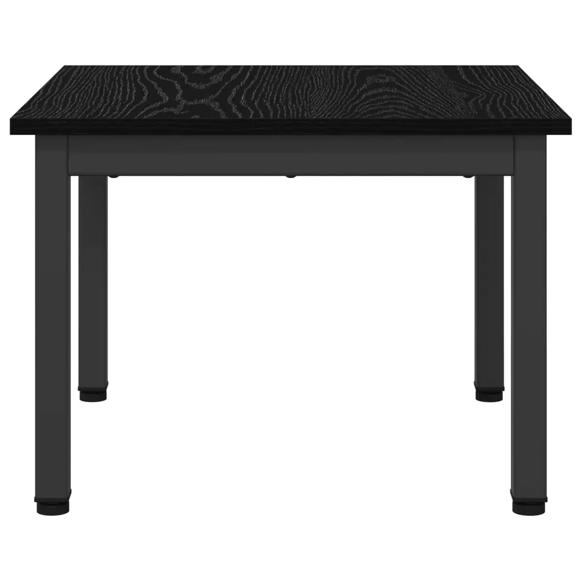 Coffee Table Black Oak Rectangular Living Room Accent Modern Minimalist Design