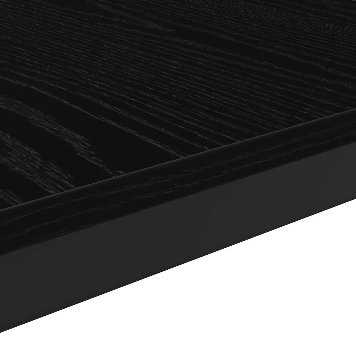 Coffee Table Modern Rectangular Black Engineered Wood