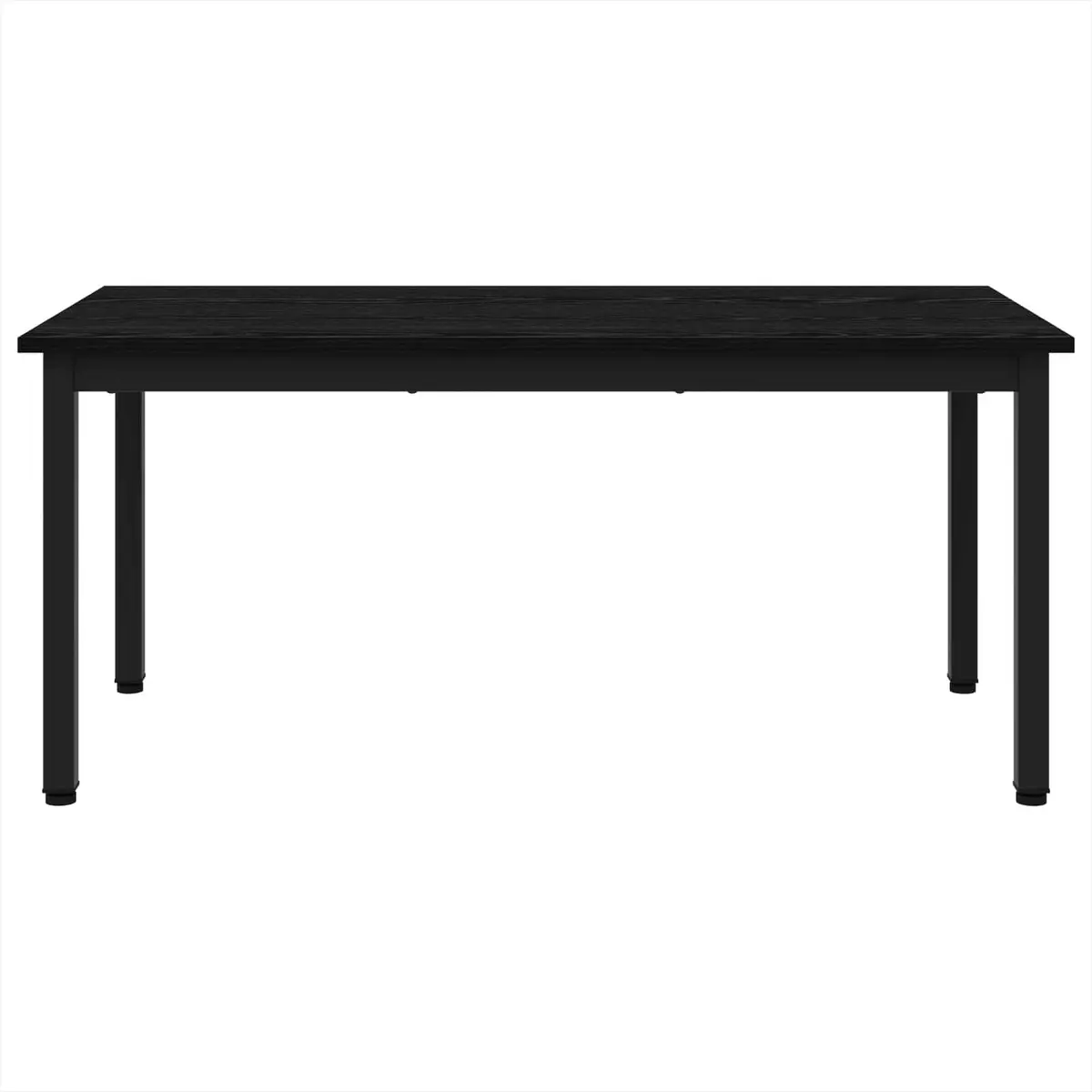Black Rectangular Coffee Table for Living Rooms