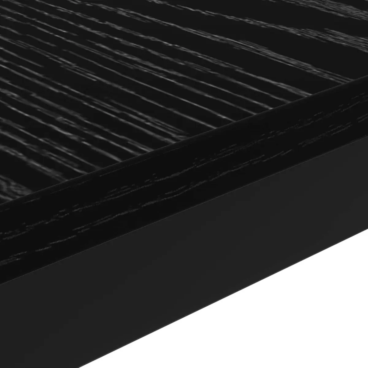 Black Rectangular Coffee Table for Living Rooms