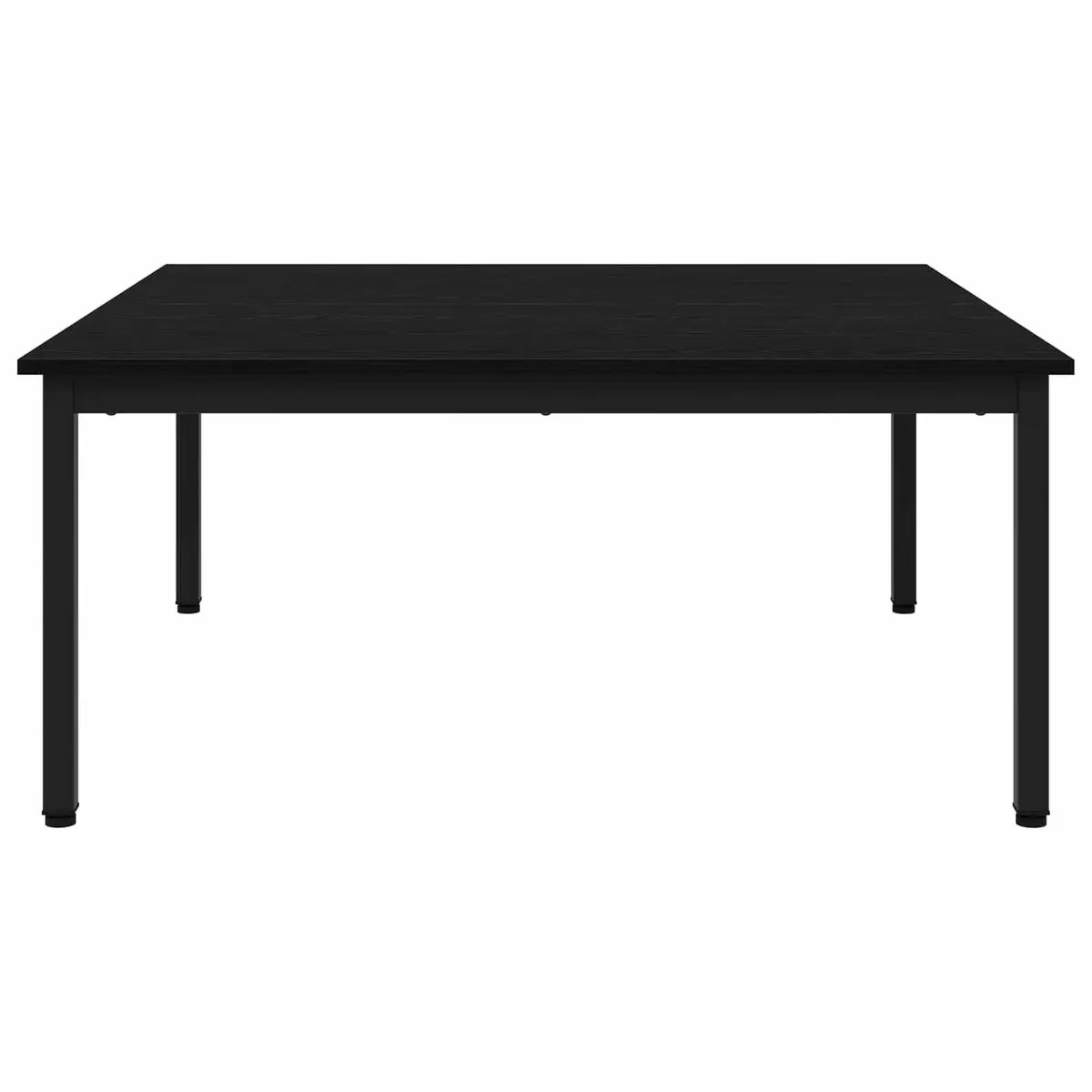 Black Oak Coffee Table for Living Room 100x100x45cm