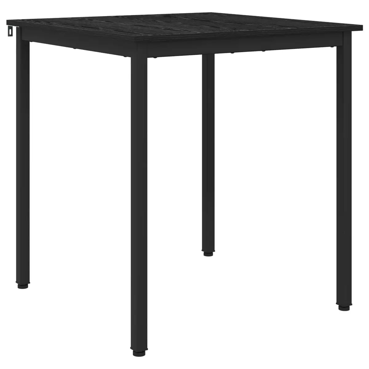 Dining Table with Black Metal Frame