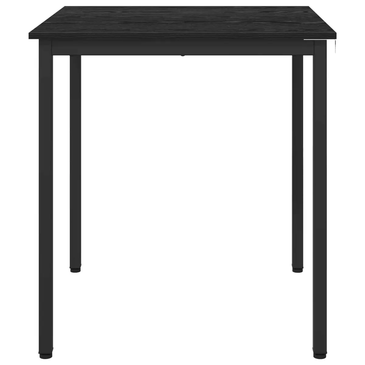Dining Table with Black Metal Frame