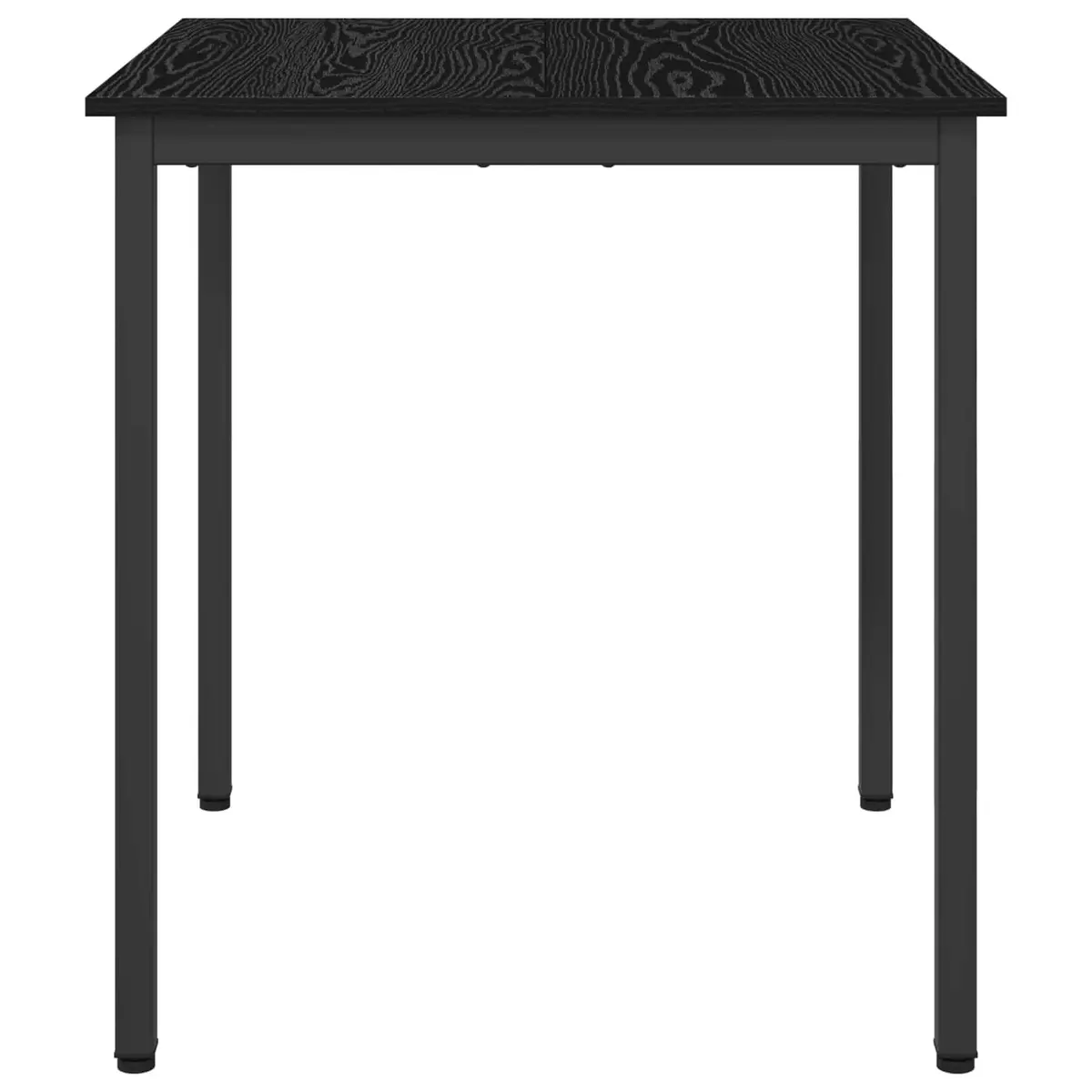 Dining Table with Black Metal Frame