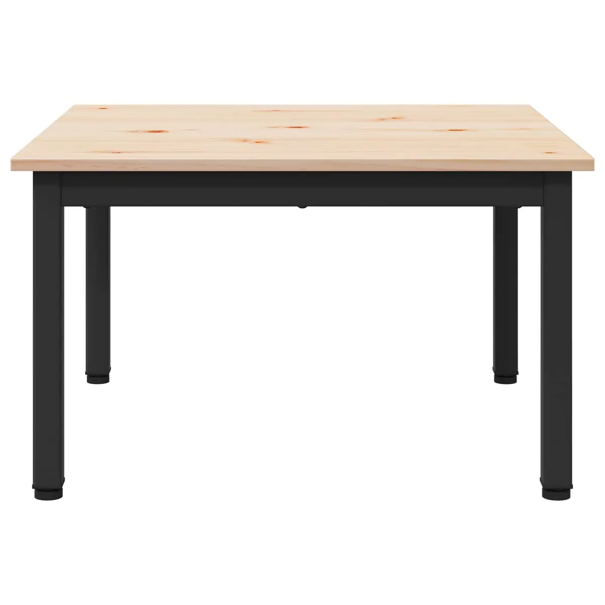Square Coffee Table in Solid Pine Wood 60 x 60 x 36 cm