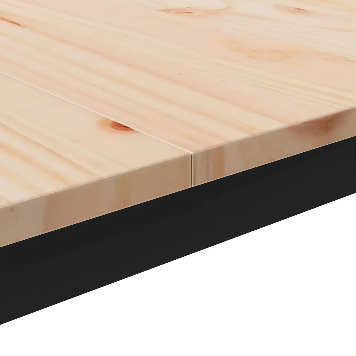 Square Coffee Table in Solid Pine Wood 60 x 60 x 36 cm