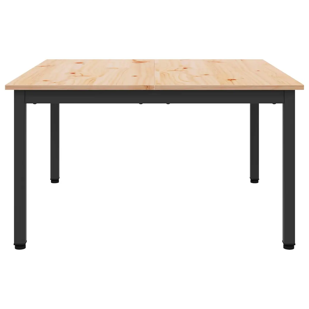 Coffee Table Modern Brown 80x80x45cm Solid Pine Wood