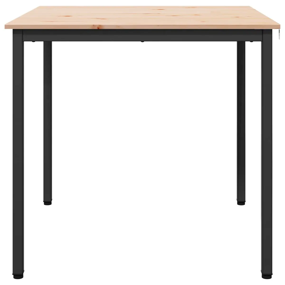 Square Dining Table 80x80x75cm in Natural Wood
