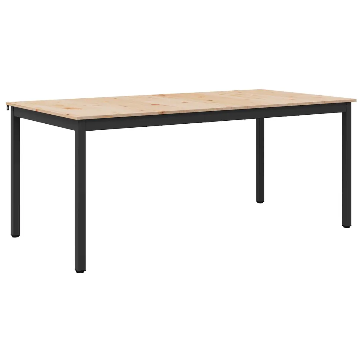 Natural Solid Pine Wood Dining Table 140x80x75cm