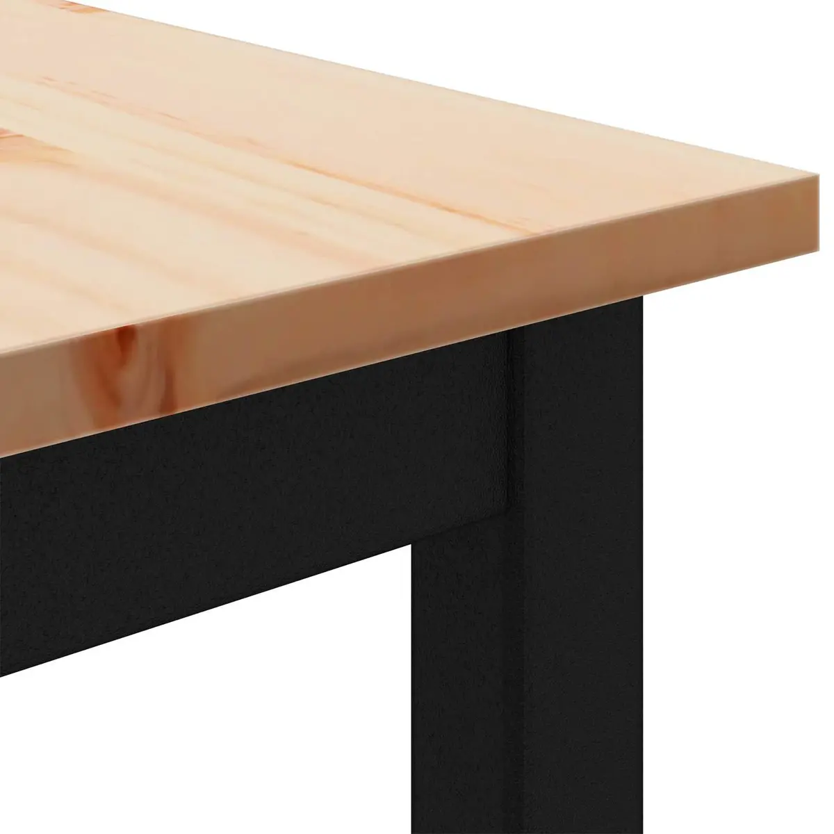 Natural Solid Pine Wood Dining Table 140x80x75cm