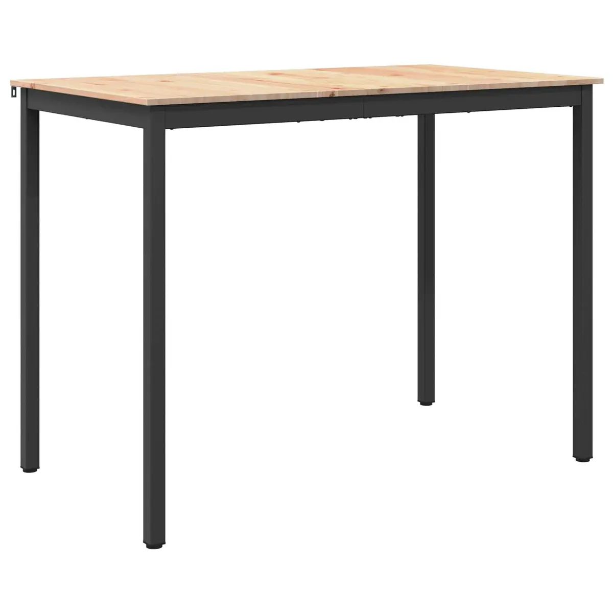 Natural Brown Solid Pine Bar Table for Dining Spaces