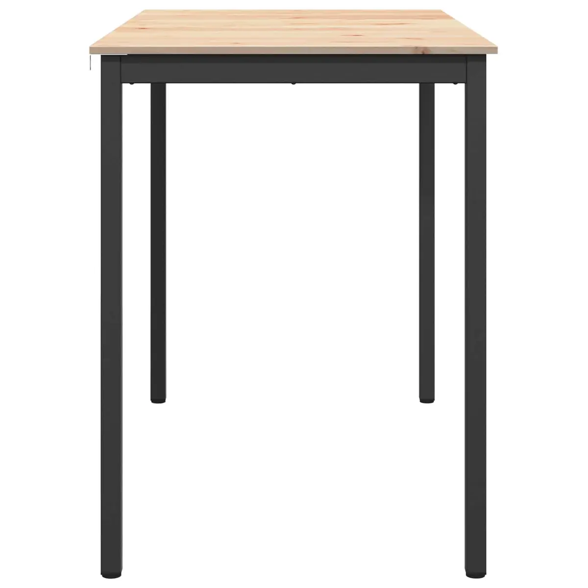 Natural Brown Solid Pine Bar Table for Dining Spaces