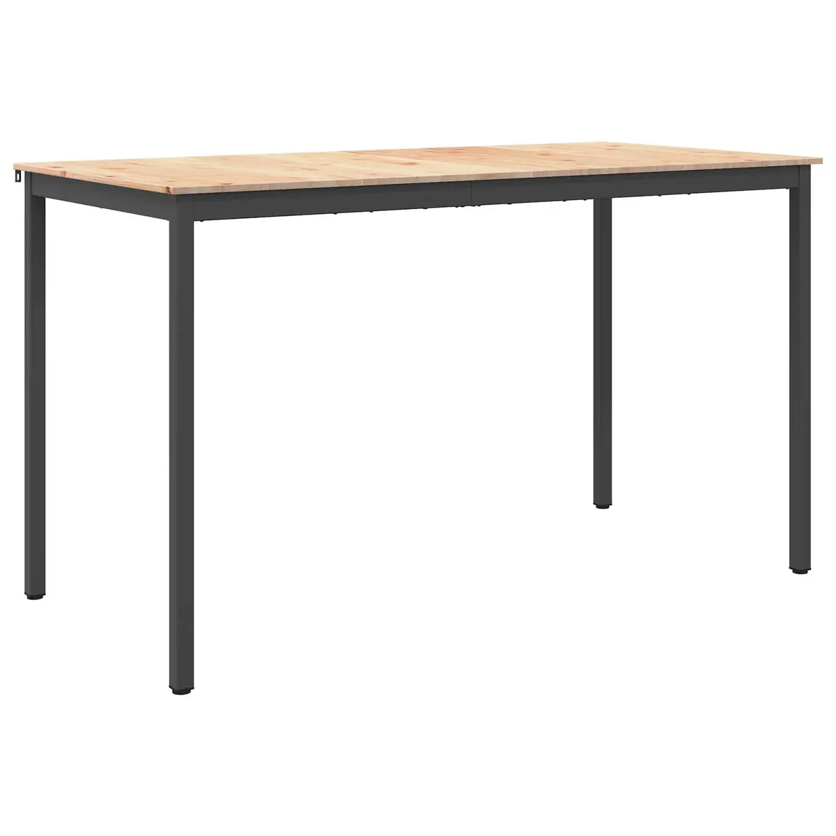 Natural Brown Solid Pine Wood Bar Table 180x90x105cm