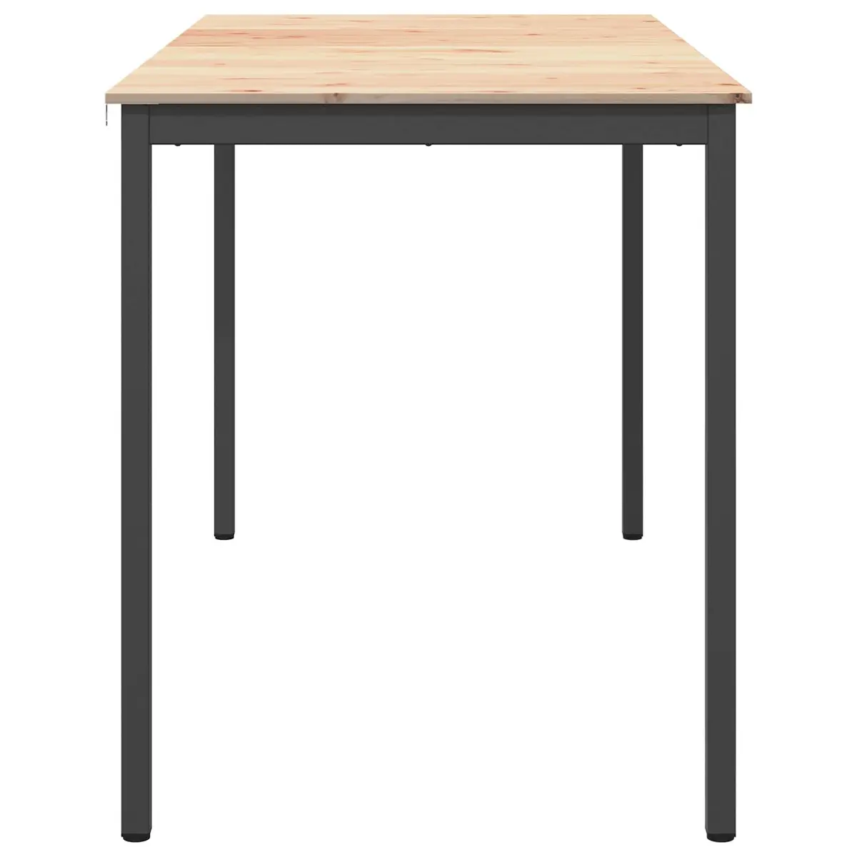 Natural Brown Solid Pine Wood Bar Table 180x90x105cm