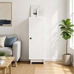 Charming White Sideboard for Living Room Storage