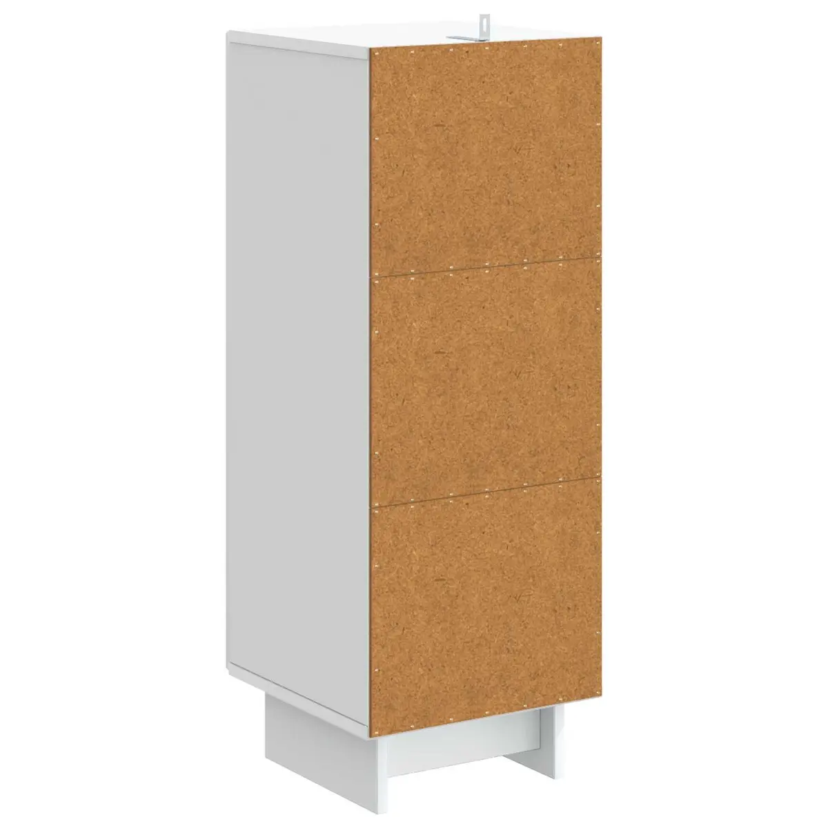 Sideboard White 33 x 34.5 x 90 cm Engineered Wood Storage Cabinet Living Room