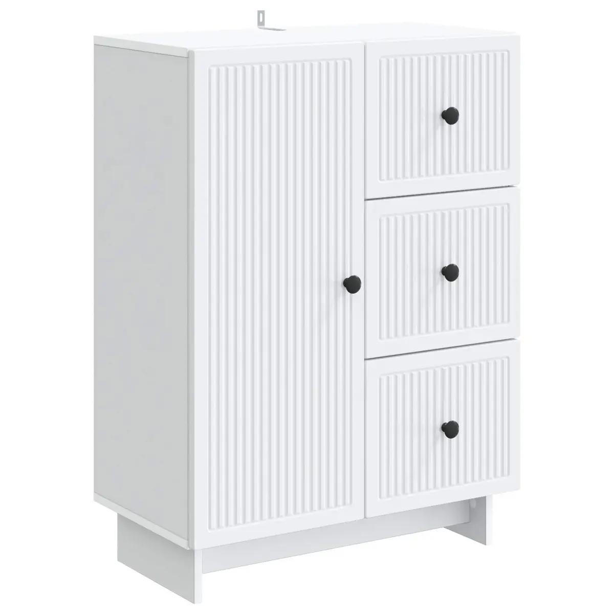 White Sideboard Storage Cabinet for Living Areas