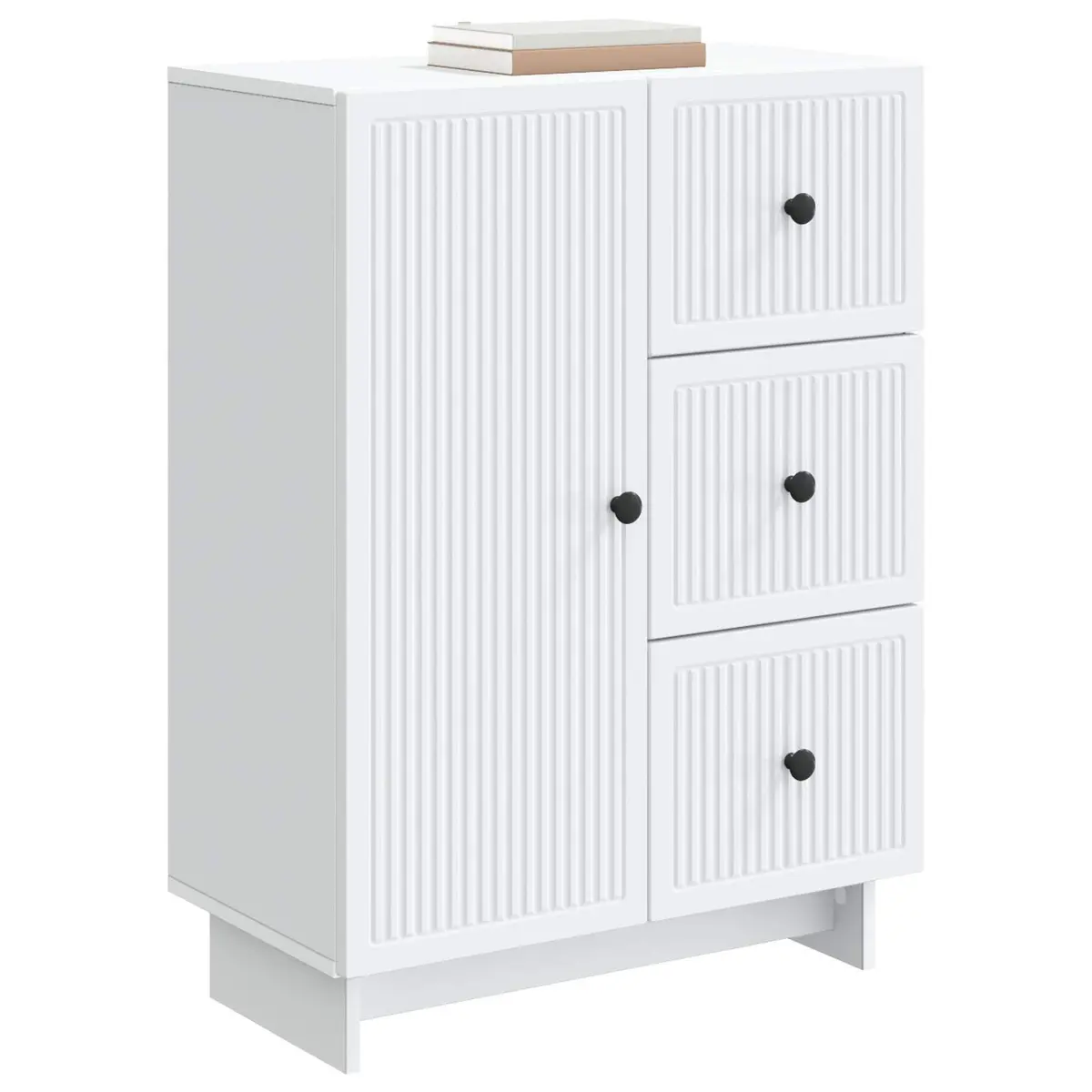 White Sideboard Storage Cabinet for Living Areas