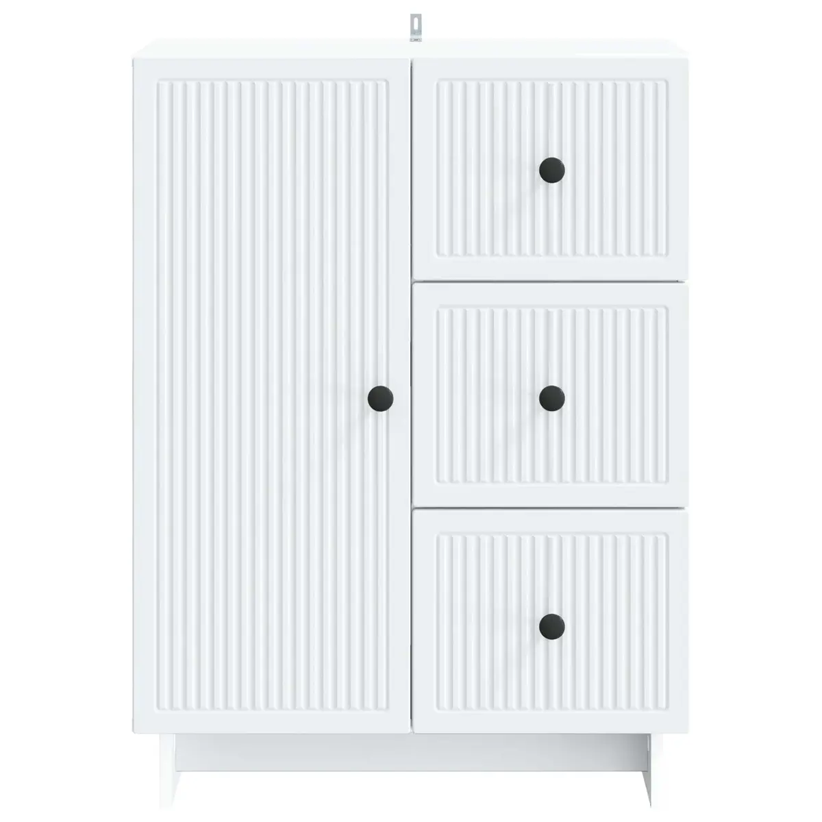 White Sideboard Storage Cabinet for Living Areas