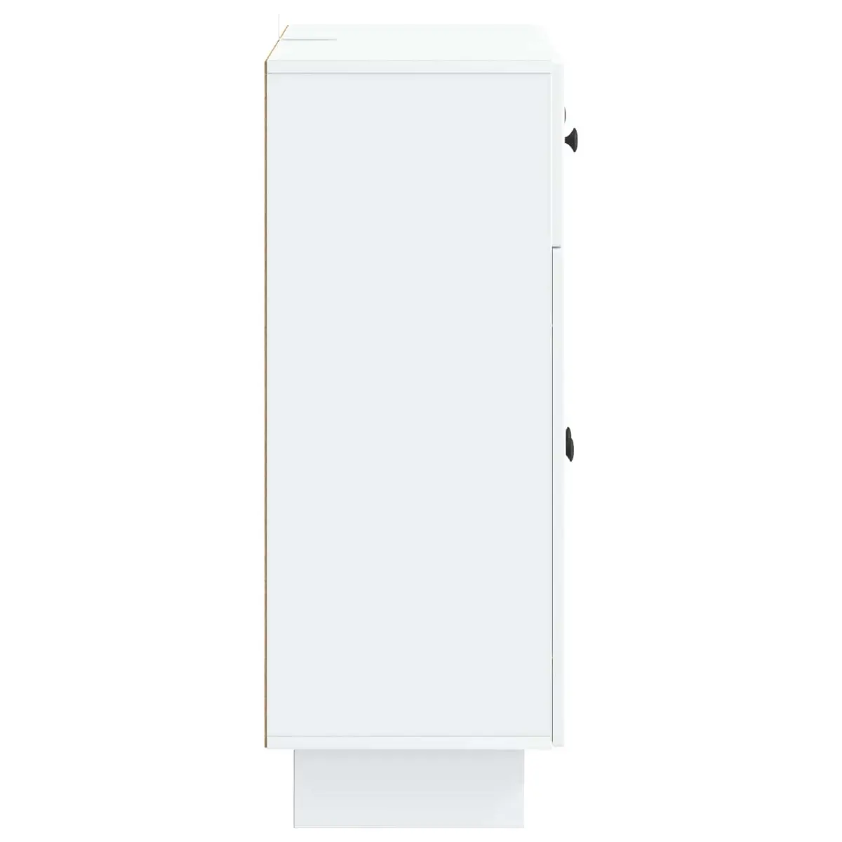 White Sideboard 66x34.5x90cm Storage Cabinet