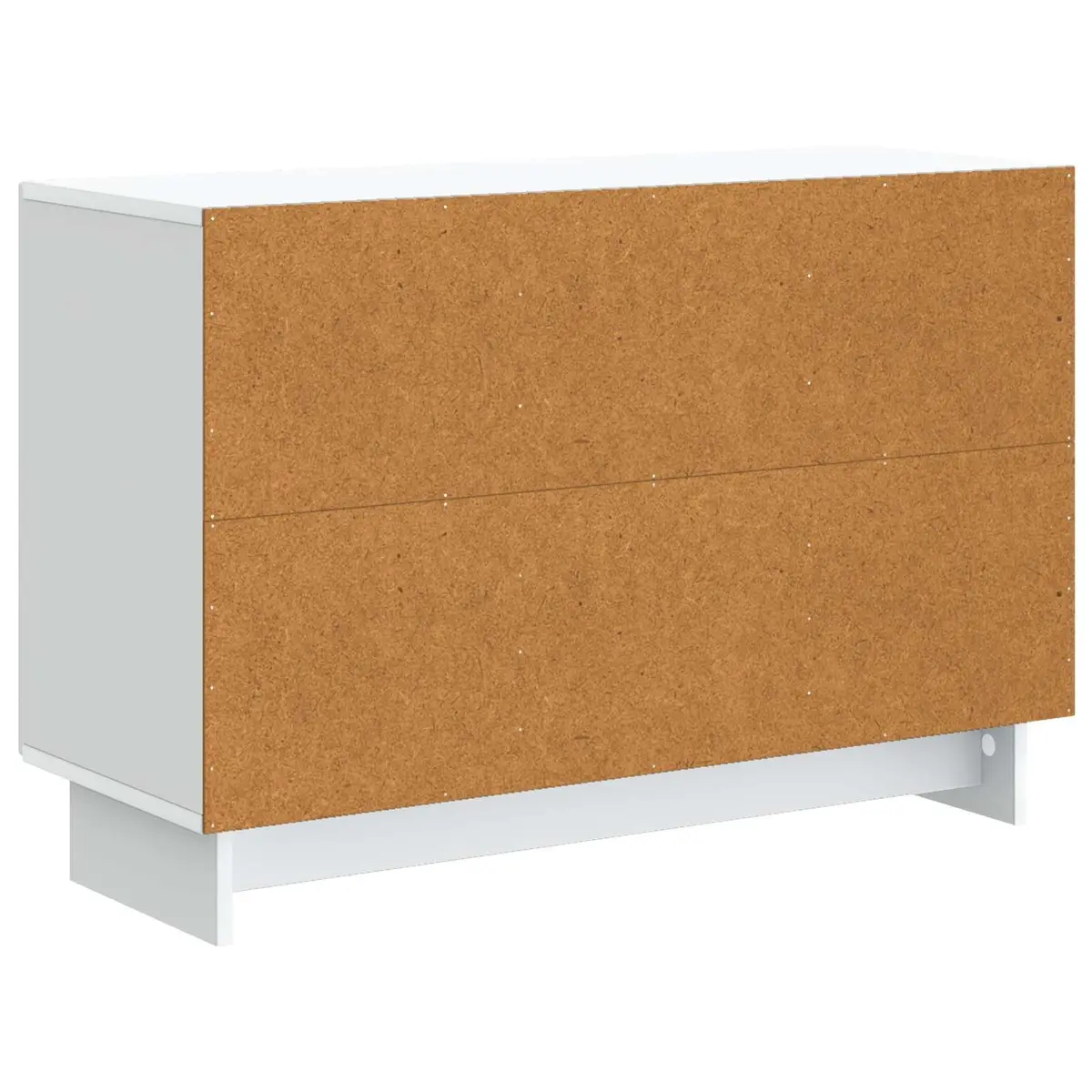 White Sideboard Storage Cabinet with Drawers