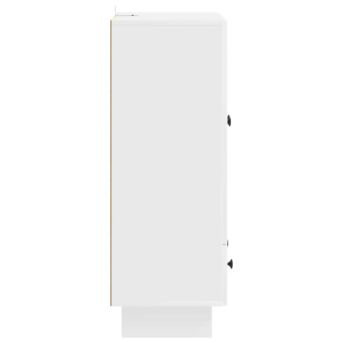 White Sideboard Storage Cabinet with Drawers