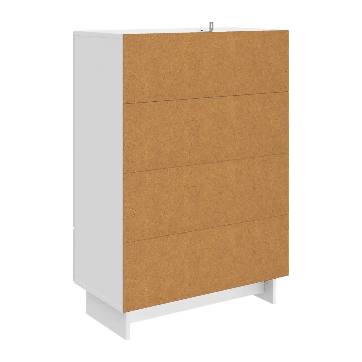 White Sideboard Storage Cabinet with Drawers