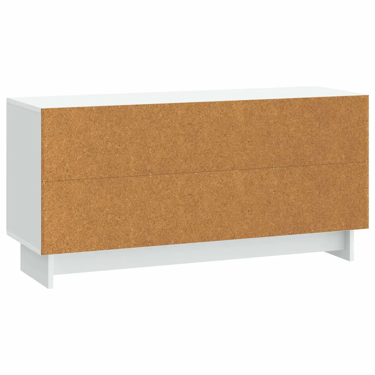 TV Cabinet 102 x 34.5 x 50 cm White Storage Unit Living Room Entertainment