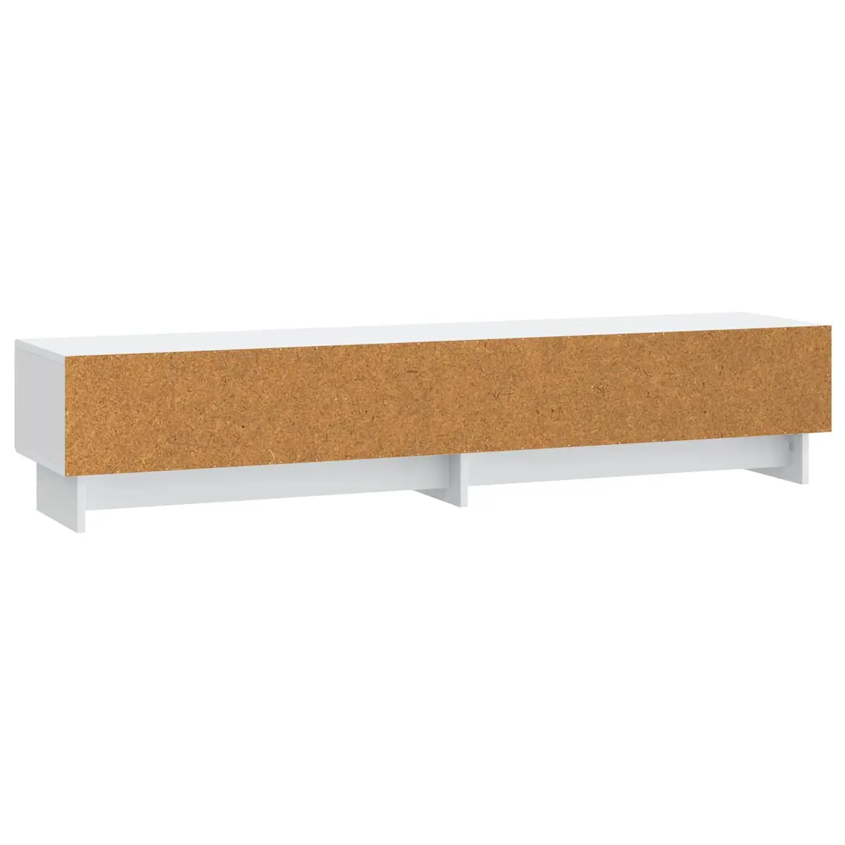 TV Cabinet White 147 x 34.5 x 30 cm Engineered Wood Lowboard Unit