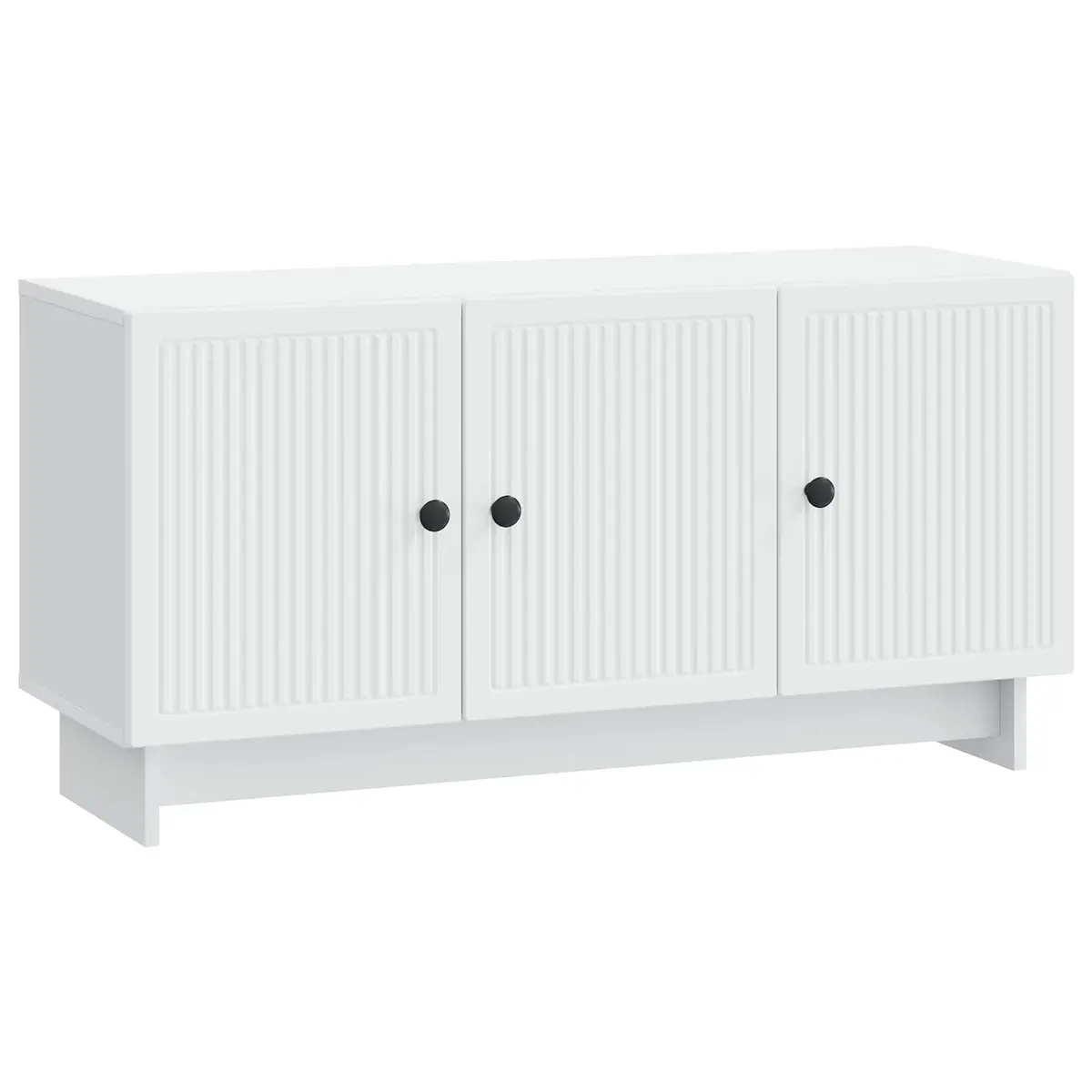 White TV Cabinet for Living Room Storage