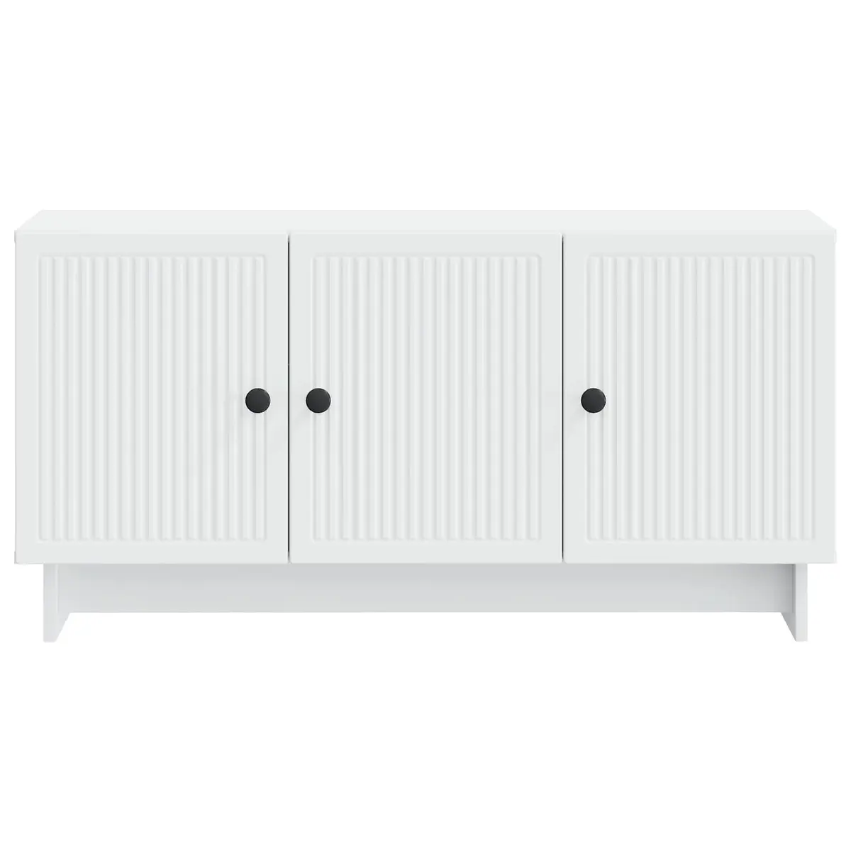 White TV Cabinet for Living Room Storage