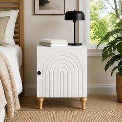 Elegant White Bedside Cabinet for Modern Spaces
