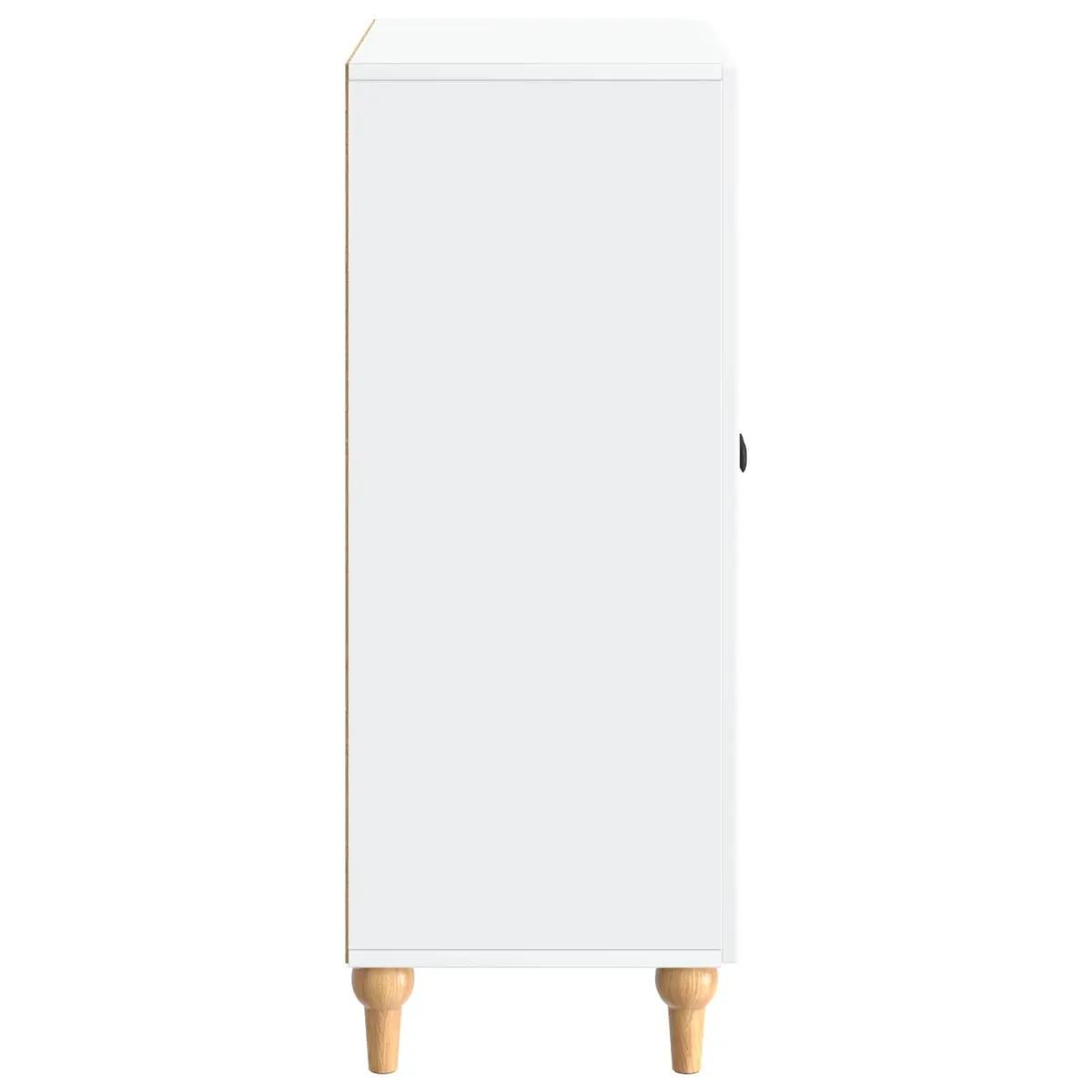 White Sideboard Modern Storage Cabinet for Living Spaces