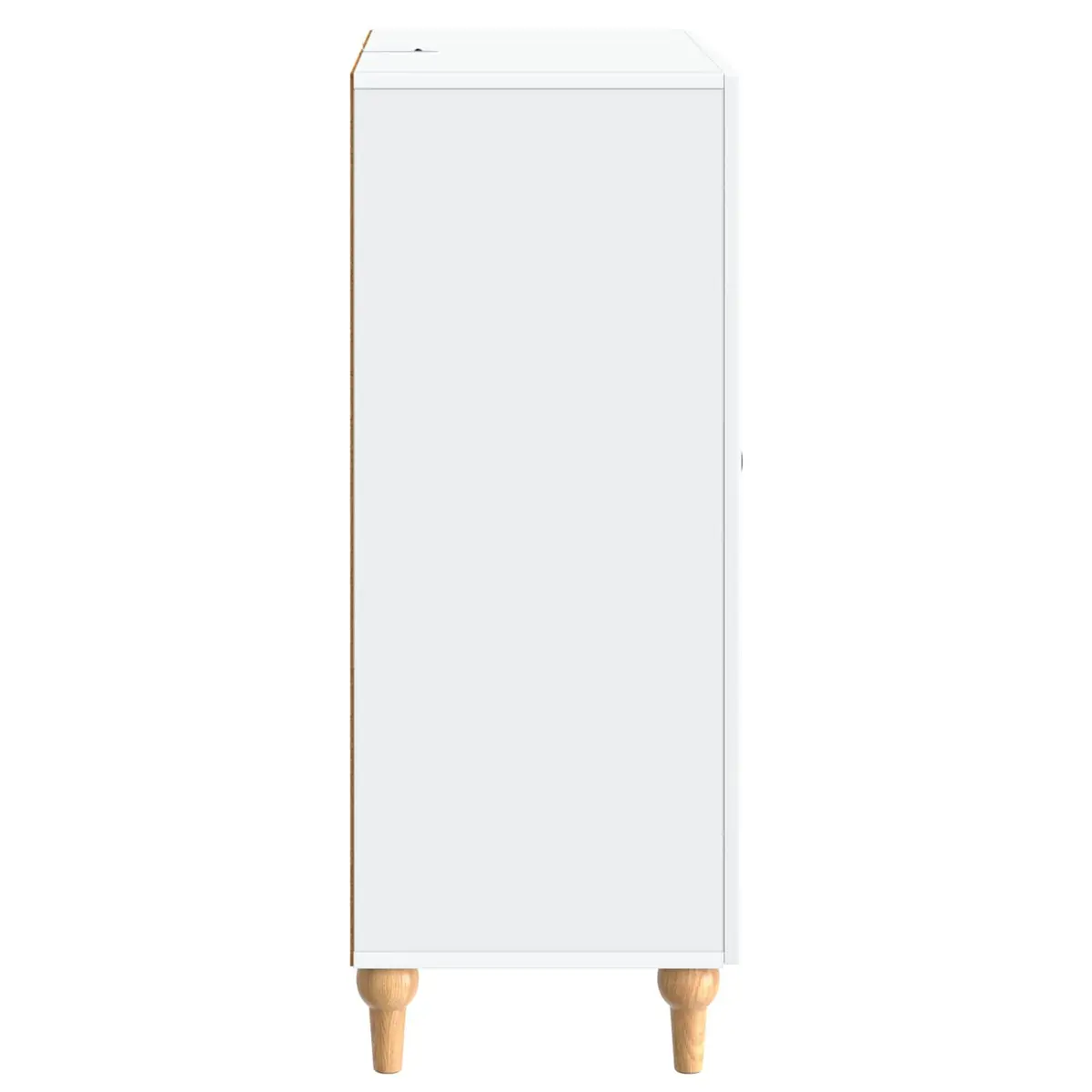 Sideboard Storage Cabinet White Modern 66 x 34.5 x 90 cm Engineered Wood