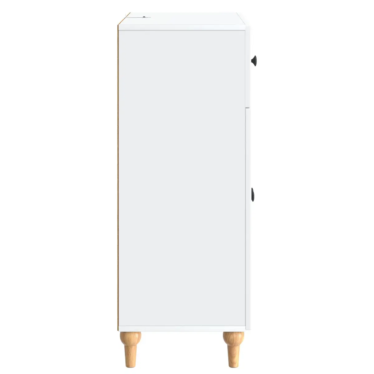 White Sideboard Cabinet for Storage 66x34.5x90cm