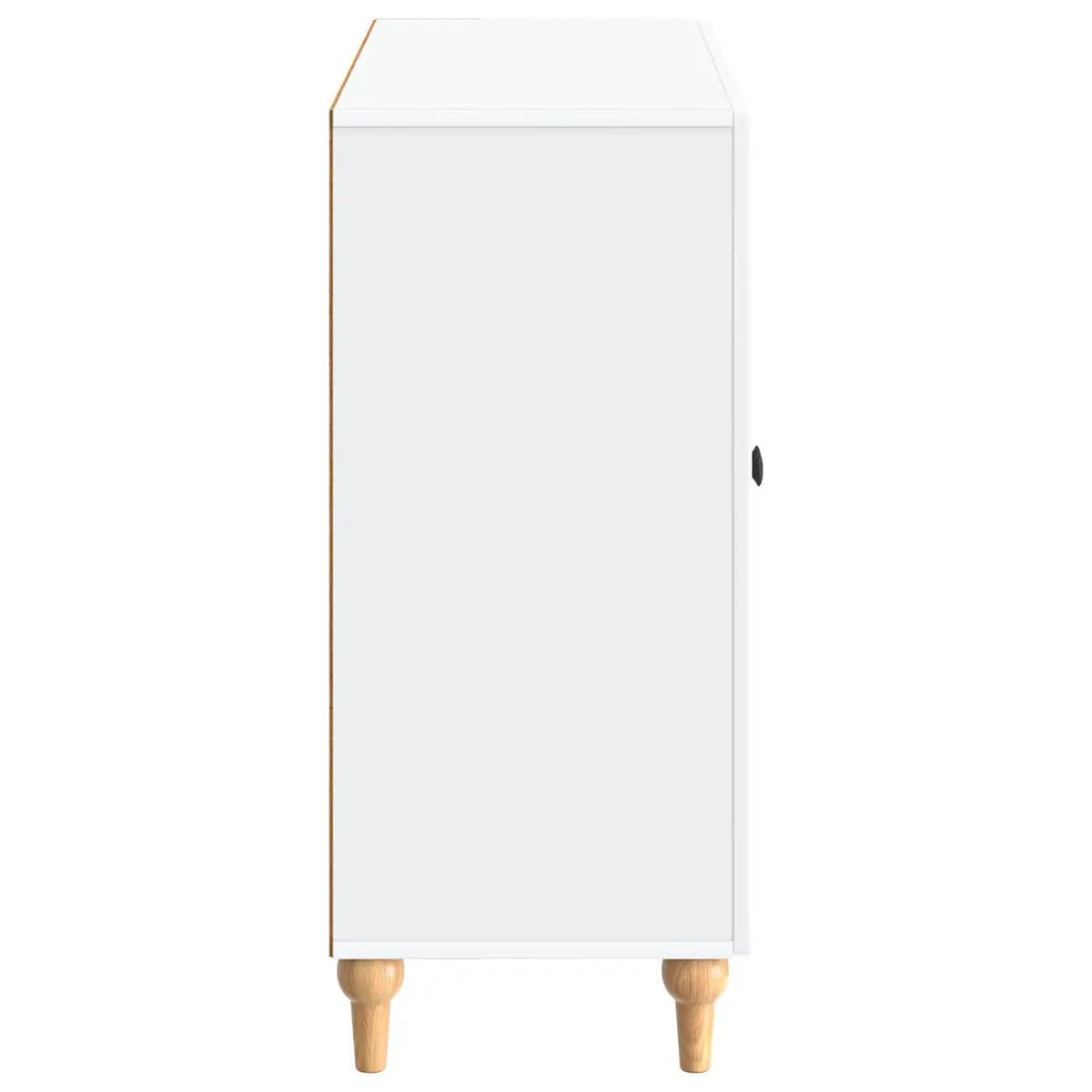 Sideboard Cabinet Modern White Engineered Wood 89x34.5x80cm