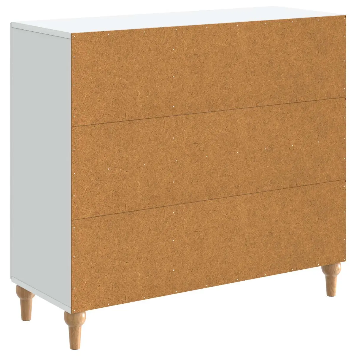 Sideboard Cabinet Modern White Engineered Wood 89x34.5x80cm