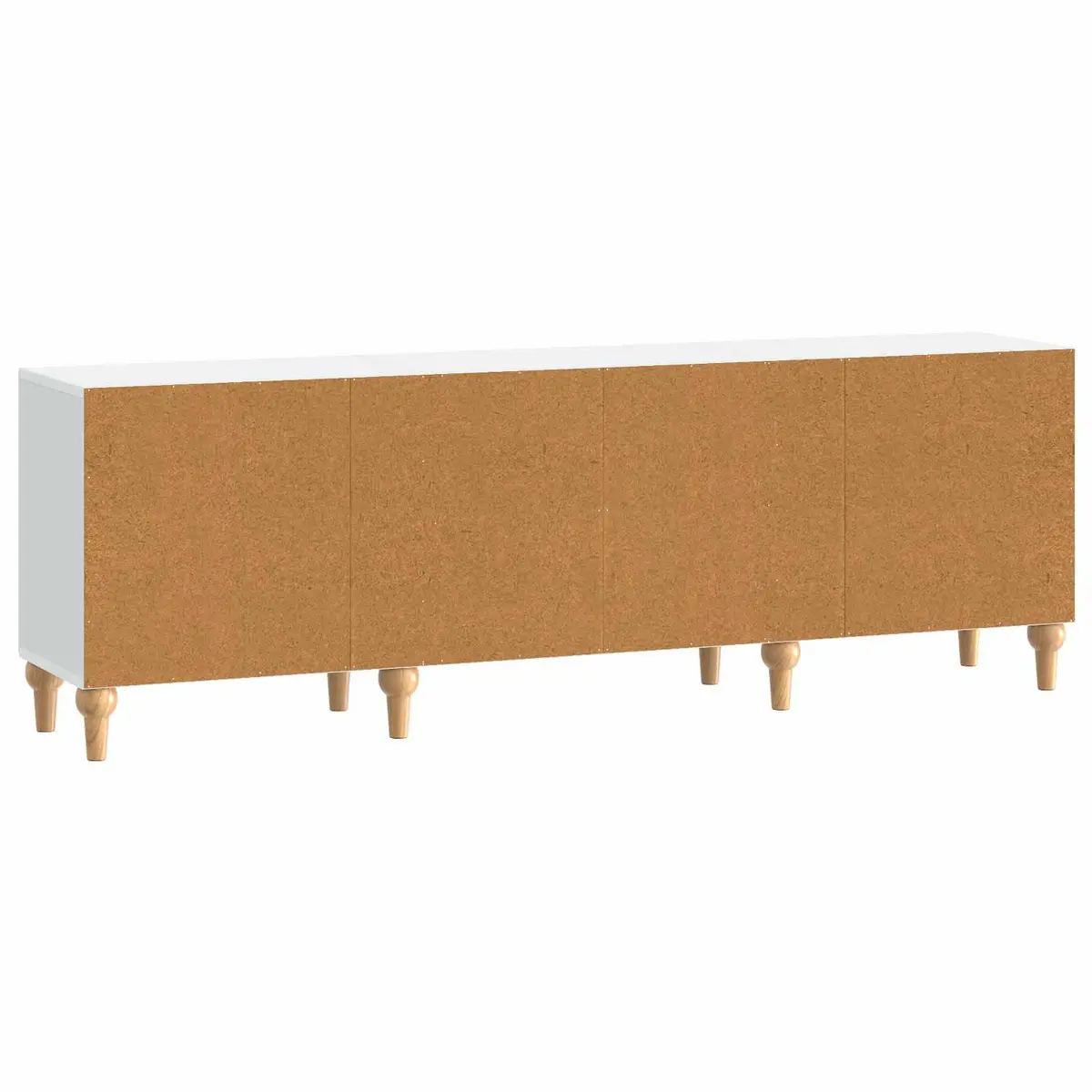 TV Cabinet White Modern Storage Unit 150 x 31 x 50 cm Engineered Wood