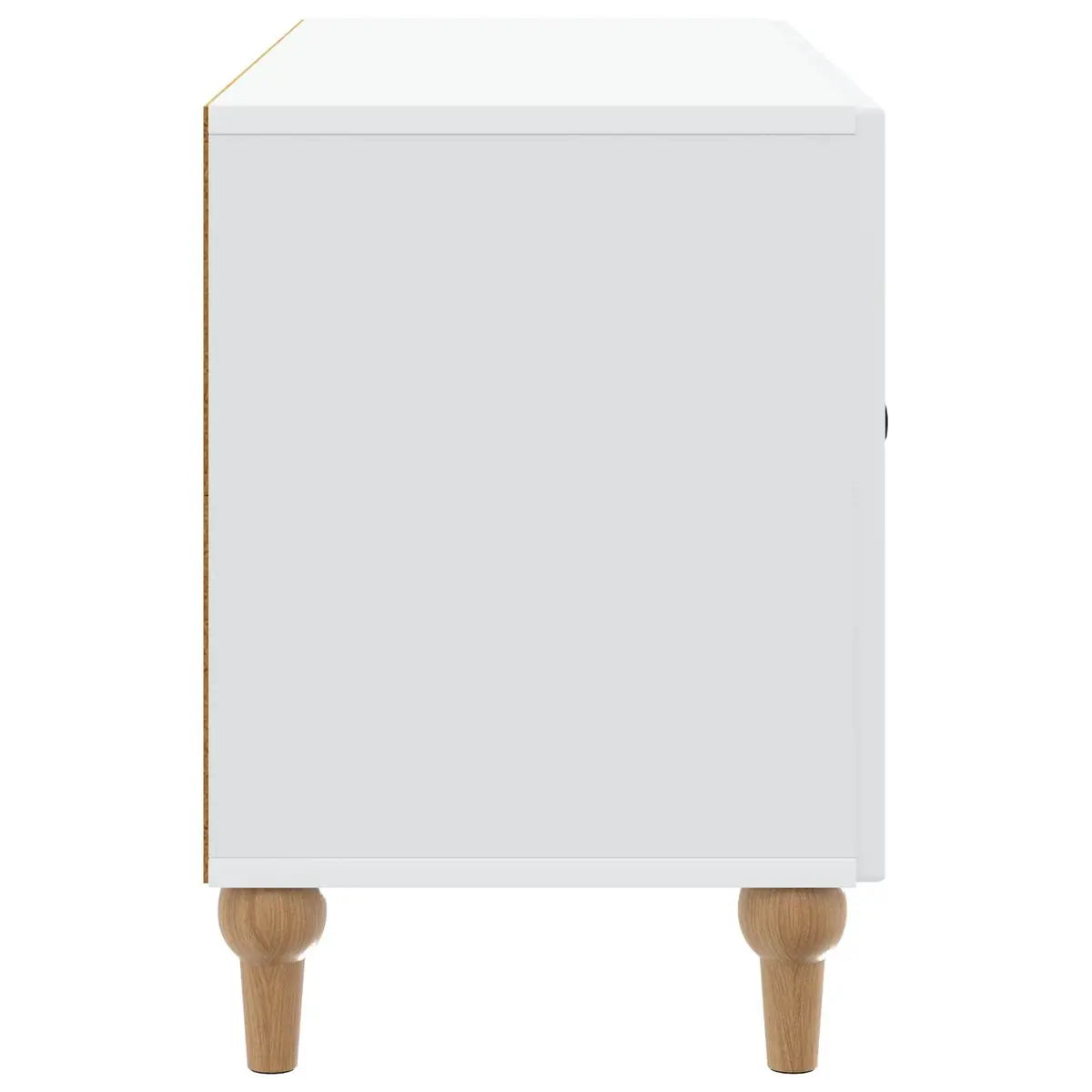 White TV Cabinet for Living Room Storage