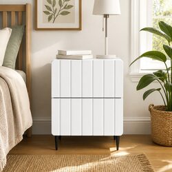White Bedside Cabinet for Modern Living Spaces