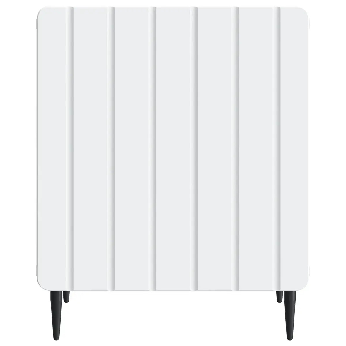Bedside Cabinet White 43 x 34.5 x 52 cm Engineered Wood Nightstand