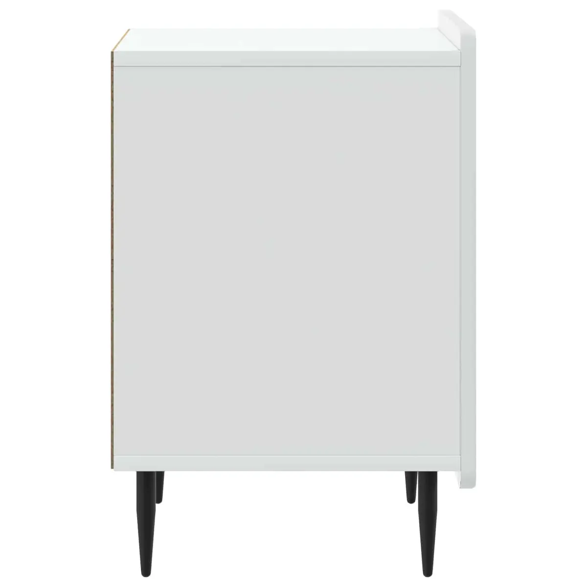 Bedside Cabinet White 43 x 34.5 x 52 cm Engineered Wood Nightstand